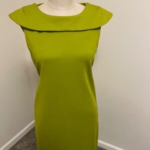 Retro lime green dress, size 2